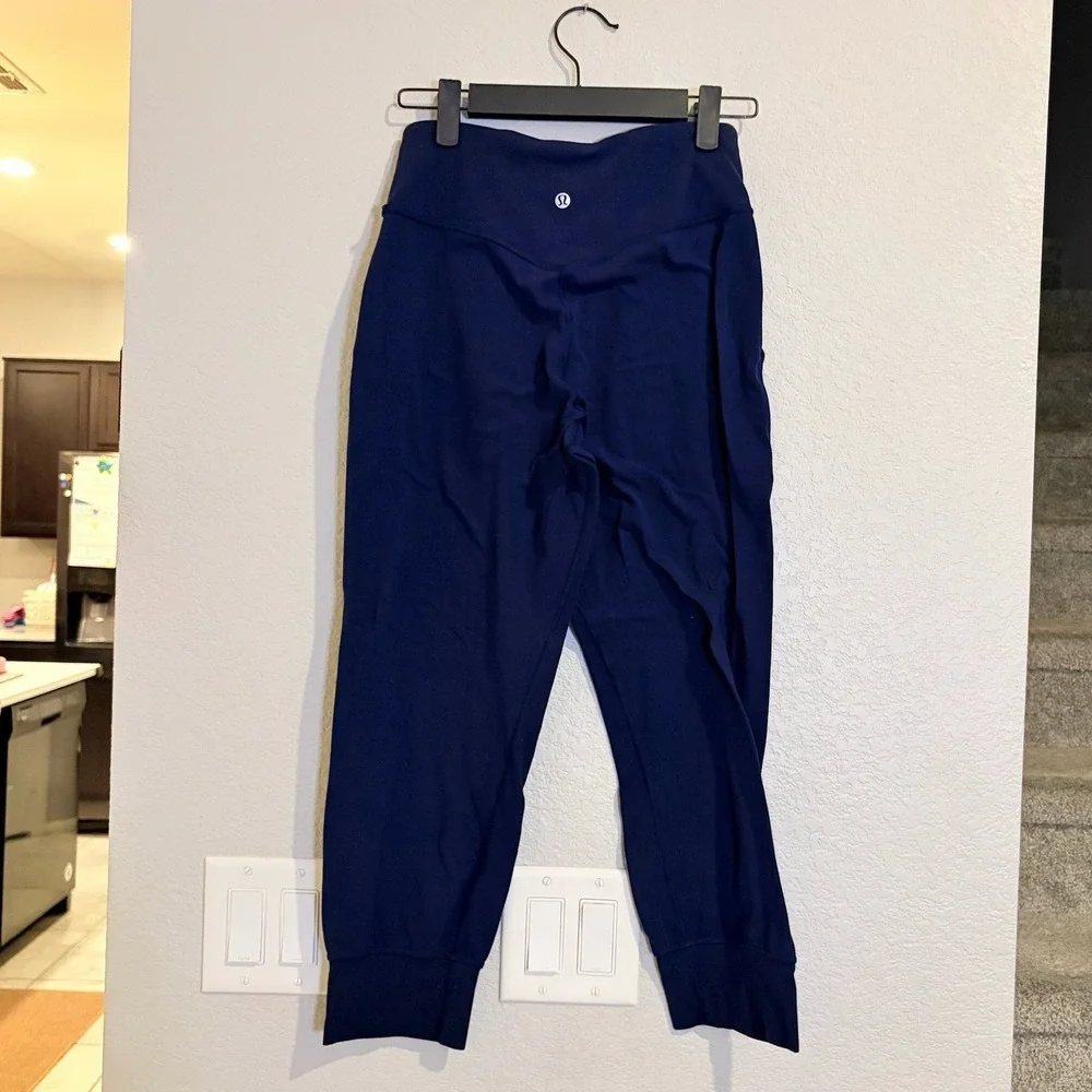 Lululemon Align Jogger Navy Blue High Rise Nulu Yoga Pants SIZE 4